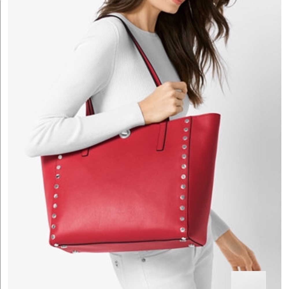 Red Michael Kors tote